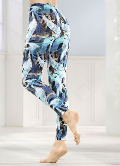 Zweierpack Leggings mit Dehnbund 