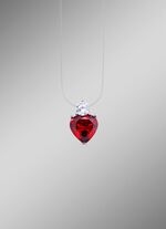 Romantischer Herz-Anh&auml;nger mit Zirkonia 