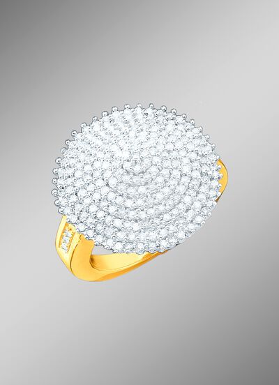 Diamant-Ring mit 216 Diamanten 