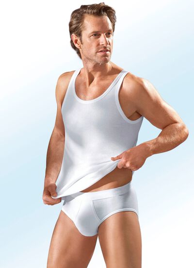 Schiesser Dreierpack Sportjacken aus Feinripp, wei&szlig; 