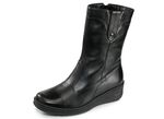ELENA EDEN, gef&uuml;tterte Damen-Stiefel, Winterschuhe, Weite H, mit Lammfell 