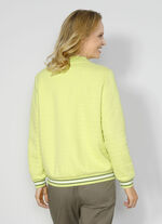 Shirtjacke mit Collegekragen 