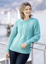 Pullover in Grobstrick MINT