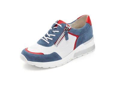 Waldl&auml;ufer, bequeme Damen-Schn&uuml;rschuhe, Weite H, mit herausnehmbarem Fu&szlig;bett 