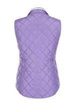 Steppweste mit Kontrastpaspelierung 