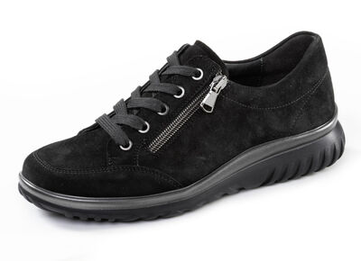 ELENA EDEN, bequeme Damen-Schnürschuhe, Weite H, mit herausnehmbarem Fußbett 