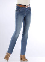 Jeans mit raffinierter Taschenlösung JEANSBLAU