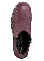 ELENA EDEN, bequeme Damen-Boots, Weite H, mit herausnehmbarem Fußbett BURGUND