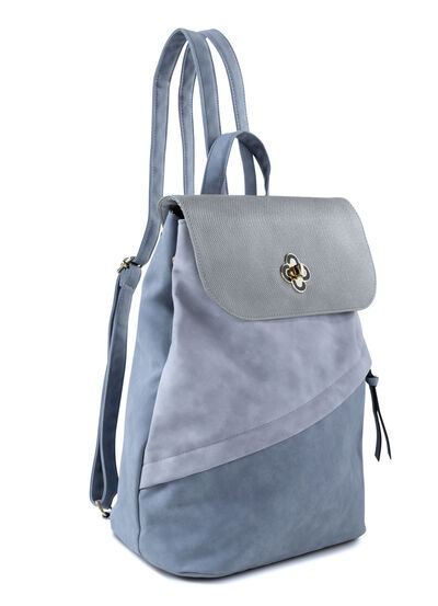 Rucksack mit Überschlag und Drehschloss 