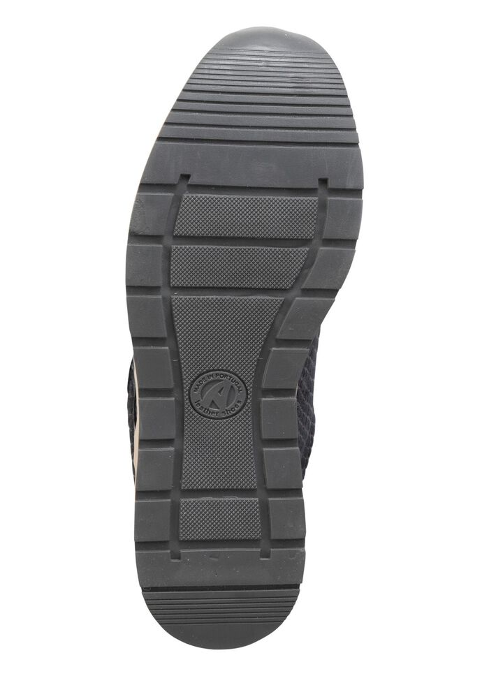 ELENA EDEN Schn&uuml;r-Sneaker mit herausnehmbarem Lederfu&szlig;bett DUNKELBLAU