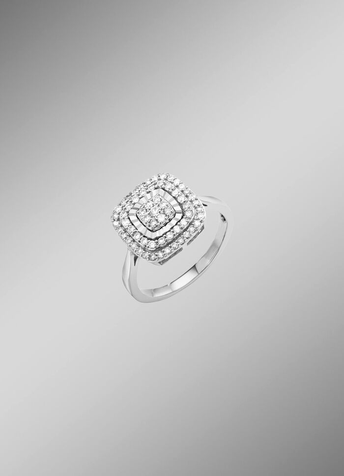 Damenring mit Brillanten 