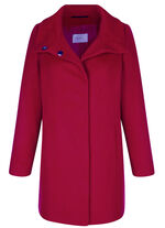 Wolljacke mit verdeckter Druckerleiste 