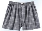 Viererpack Boxershorts mit Eingriff, kariert 