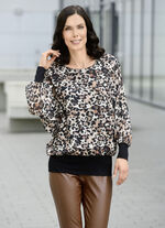 Poncho-Tunika mit eingearbeitetem Top 