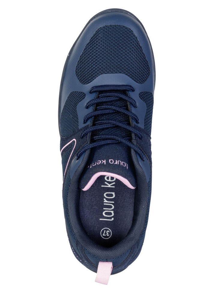 LAURA KENT, trendige Damen-Barfußschuhe, mit herausnehmbarem Fußbett MARINE-ROSA