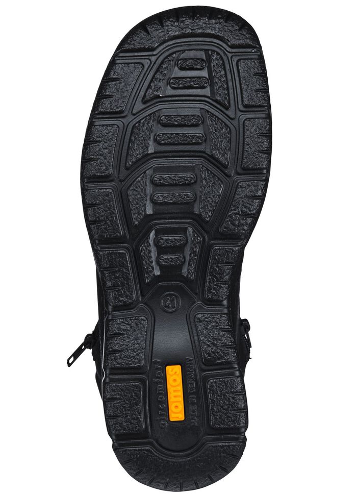 GINO GALANTE, gef&uuml;tterte Herren-Boots, Winterschuhe, mit Lammfell SCHWARZ