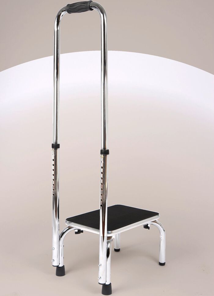 Trittstufe mit Haltegriff 