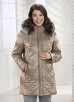 Jacke in 2 Farben GOLDBEIGE