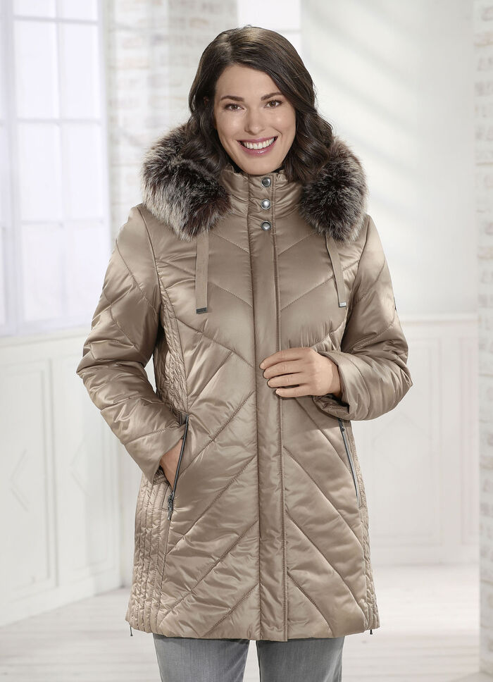 Jacke in 2 Farben GOLDBEIGE