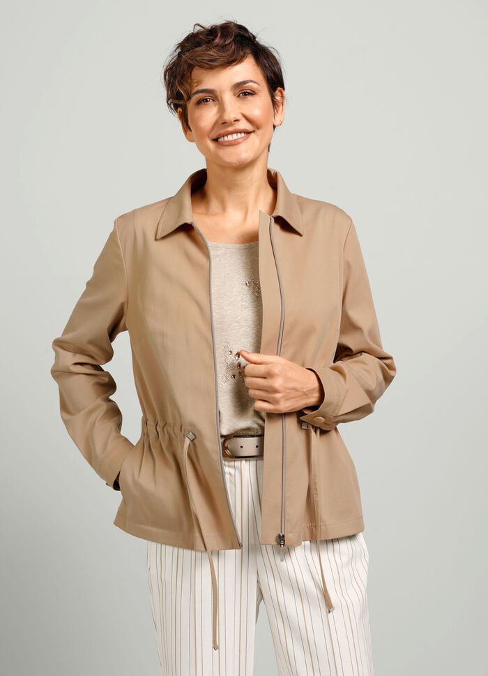 Blazer mit Umlegekragen 