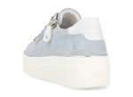Remonte Sneaker mit bunter Schnürung BLEU-WEISS