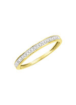 Feiner Damenring mit Diamanten 