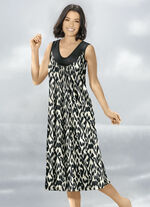 Klaus Modelle Kleid mit farbbrillantem Druckdessin 