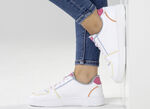 ELENA EDEN Sneaker aus Nappaleder WEISS-BUNT