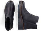 Rieker, gefütterte Damen-Stiefeletten, Winterschuhe, mit Reißverschluss SCHWARZ