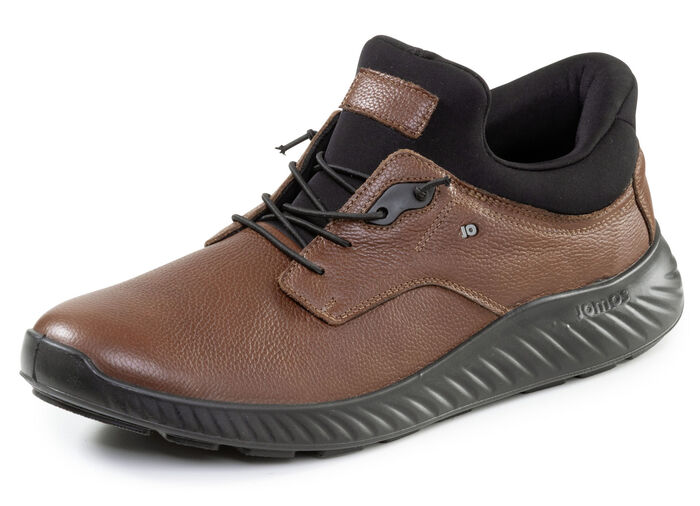 Komfortable Herren-Slipper, Weite H, mit herausnehmbarem Fu&szlig;bett KASTANIE