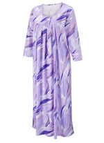 Kn&ouml;chellanges Nachthemd aus reiner Baumwolle  