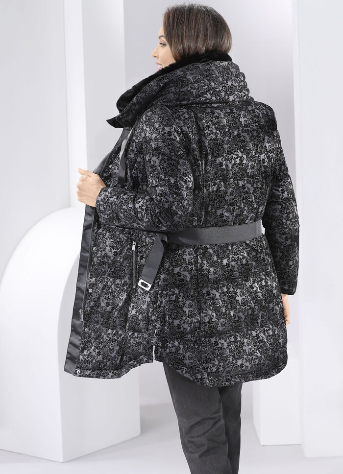 Jacke mit Gürtel 