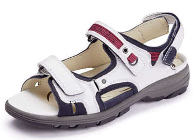 Waldläufer, sportliche Damen-Sandalen, Weite H, mit herausnehmbarem Fußbett 