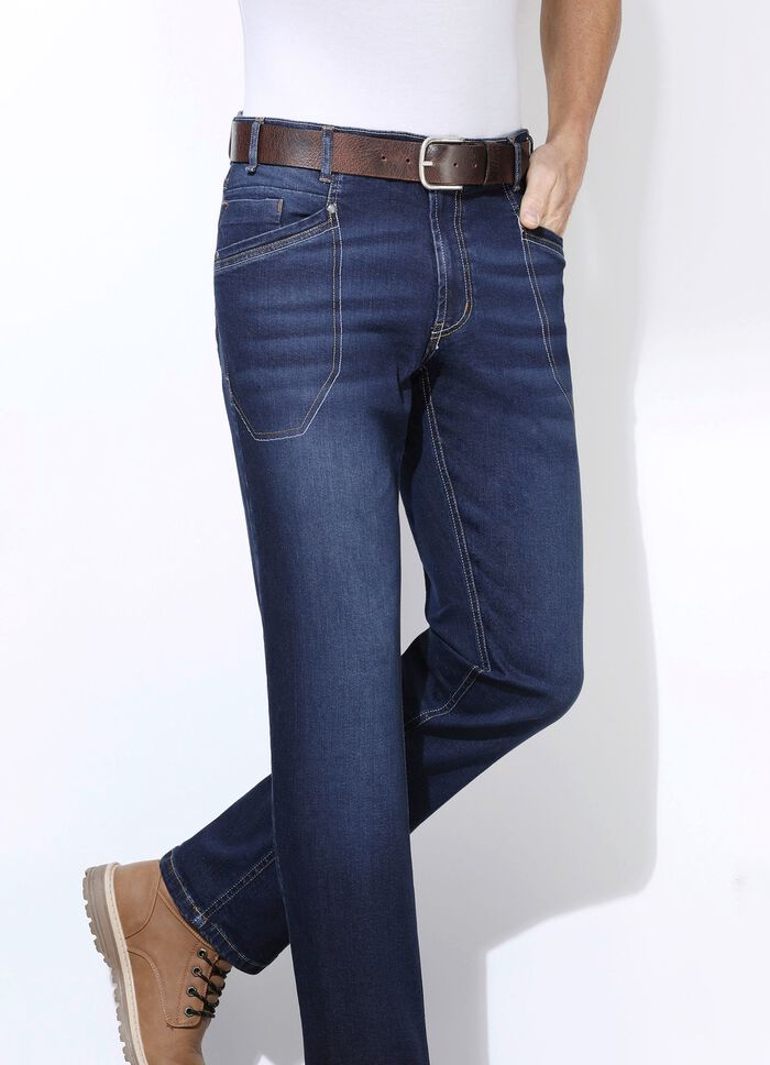 "Francesco Botti"-Jeans in 3 Farben DUNKELJEANS