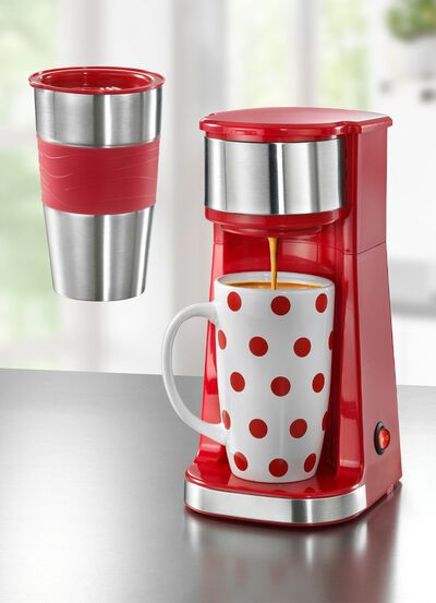 Kaffeemaschine f&uuml;r handels&uuml;bliche Kaffeepads und losen Kaffee 