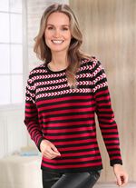 Pullover in Mustermix 