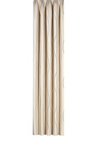 Übergardine mit Wellen-Dessin und Universalschienenband BEIGE