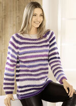 Pullover in Streifendessin 