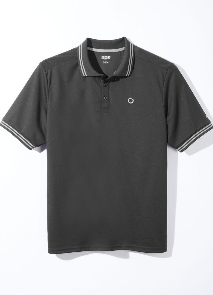 „LPO“-Poloshirt in 4 Farben DUNKELGRAU