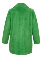 Webpelzjacke mit Reverskragen GRÜN