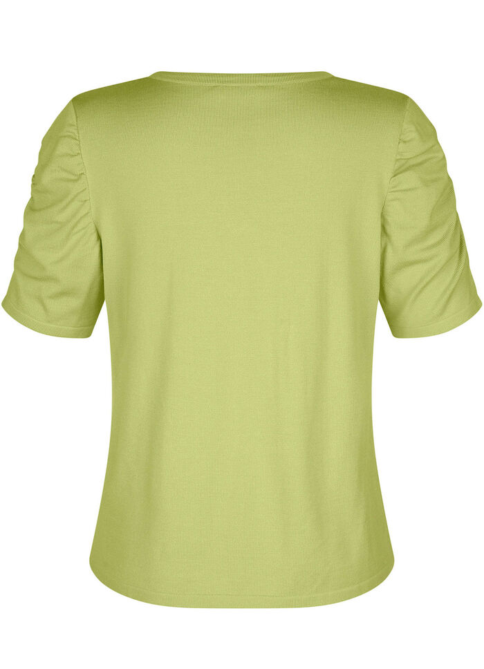 Pulli mit Raffung an den Ärmeln 