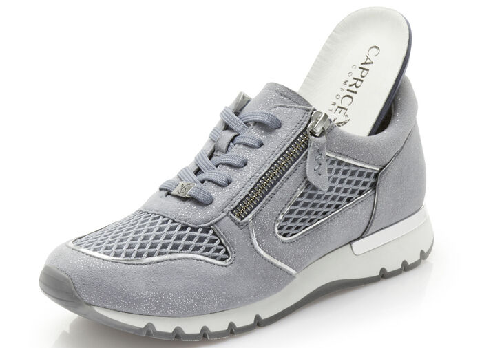 Caprice, bequeme Damen-Sneaker, Weite H, mit herausnehmbarem Fußbett JEANS