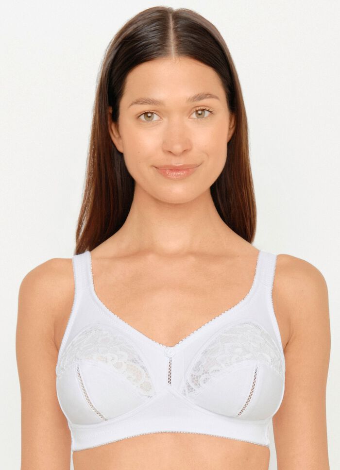 Zweierpack BH mit Spitzeneins&auml;tzen 