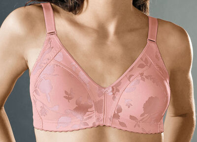 Naturana Minimizer-BH mit dezent glänzendem Floraldruck 