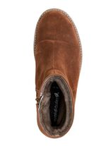 Waldl&auml;ufer, gef&uuml;tterte Damen-Boots, Winterschuhe, Weite H, mit Lammfell 