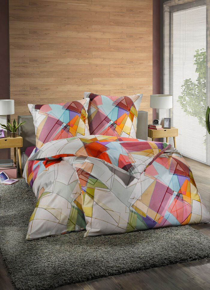 Bettwäsche-Garnitur in Mako-Satin Qualität BUNT