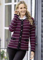 Strickjacke in Jacquard-Dessin 