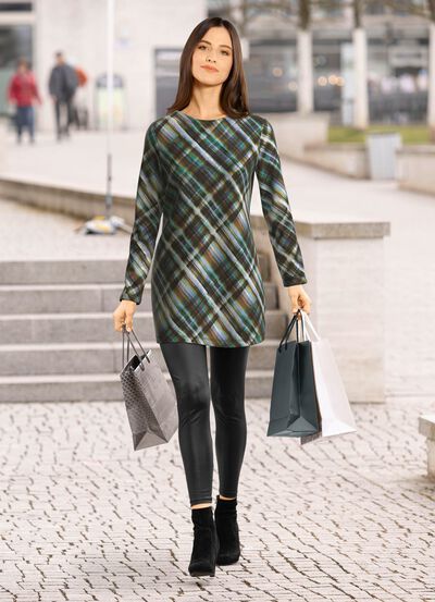 Strick-Tunika in Feinstrick 