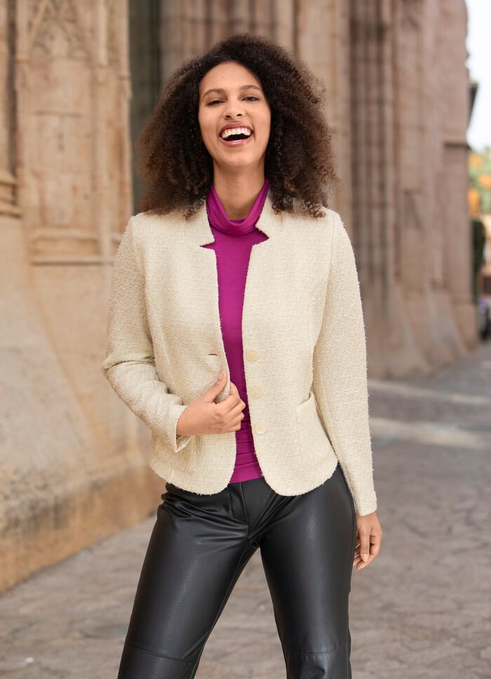 Blusenjacke mit Schulterpolster 