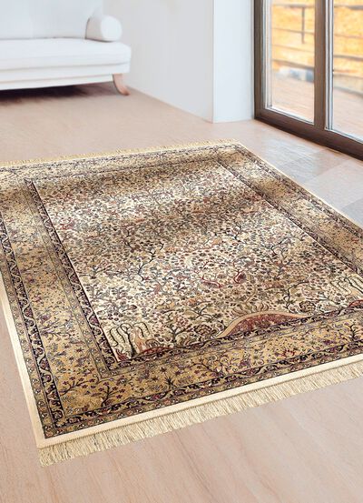 Br&uuml;cken und Teppiche in prachtvollem persischen Dessin 